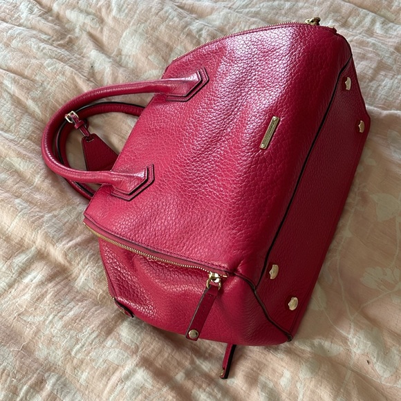 Rebecca Minkoff pink Perry satchel. Great used condition. - Picture 10 of 13